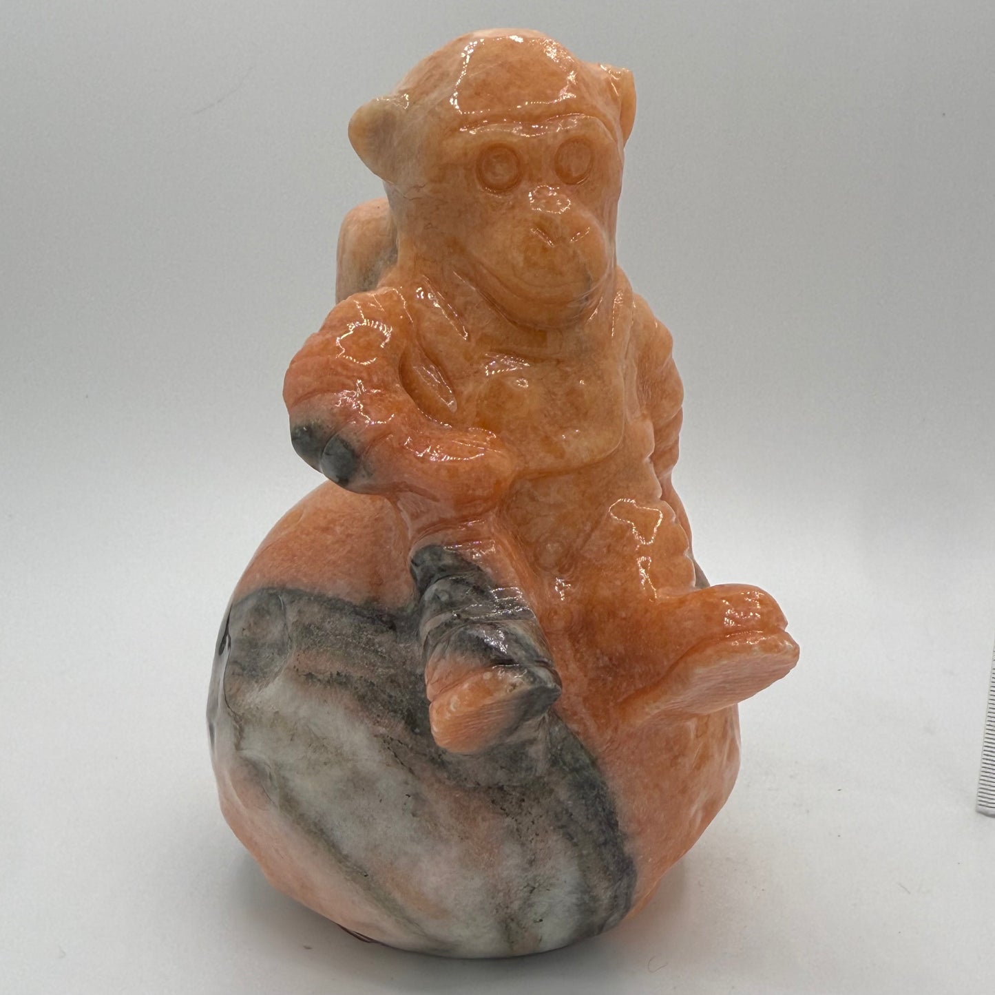 Orange Calcite Adventurer