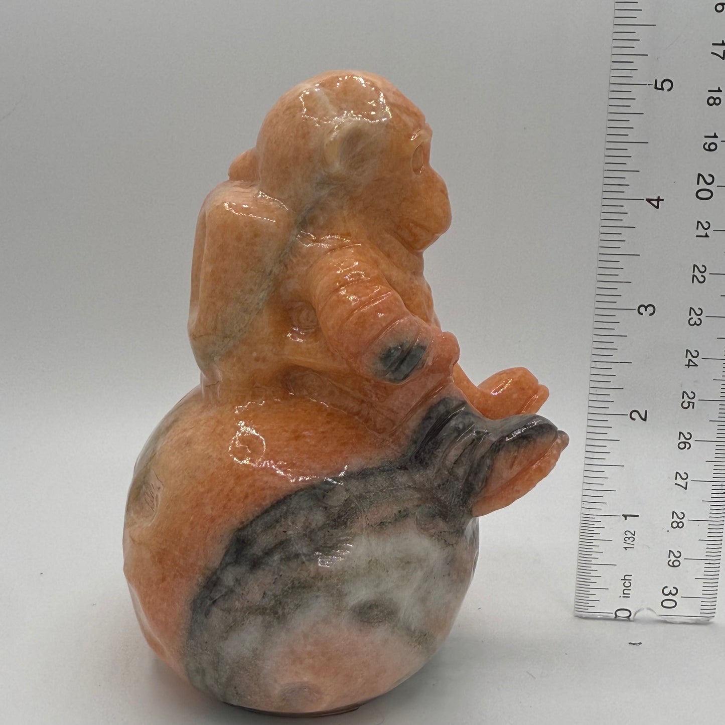 Orange Calcite Adventurer