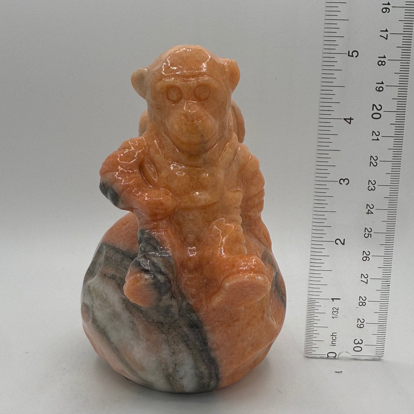 Orange Calcite Adventurer