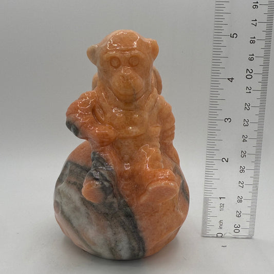 Orange Calcite Adventurer